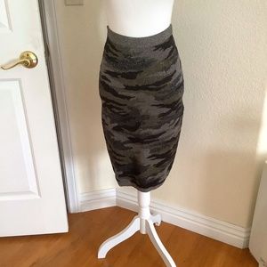 Jennifer lopez knit skirt / pencil skirt